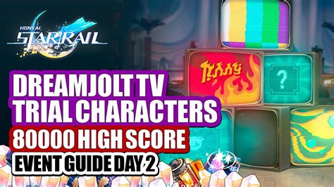 Dreamjolt Tv Event Guide Day Trial Characters High Score