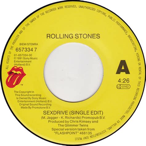 The Rolling Stones Sexdrive 7si Nl 1991 Het Plaathuis