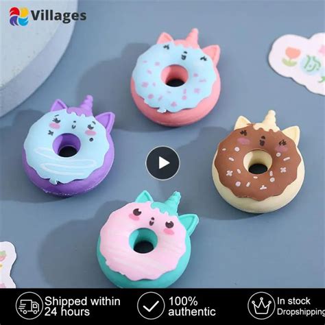 Sevimli Kawaii Donut Kau Uk Silgi Yarat C Kalem Silgiler Okul