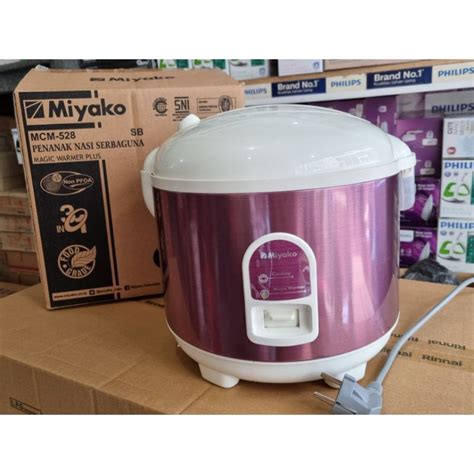 Jual Miyako Magic Rice Cooker MCM 528 528 SB Shopee Indonesia