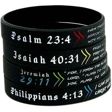 Amazon Ezekiel Gift Co New Testament Bible Bracelets With