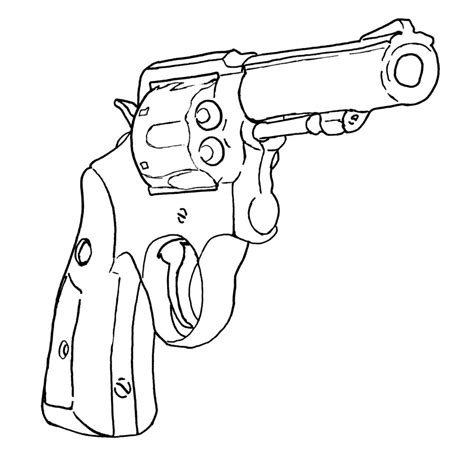 Revolver Drawing at GetDrawings | Free download