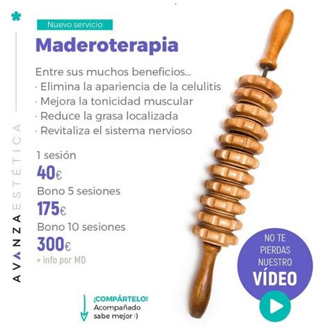 MADEROTERAPIA Avanza Clínica Dental Estética Fisioterapia en