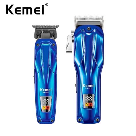 Kemei Barber Hair Clippers Profissional Para Homens Aparador De Cabelo