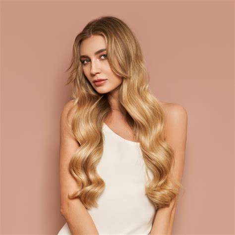 14 LIGHTEST GOLDEN BLONDE U Tip Fusion Pre Bonded Hair Extensions Golden Lush Extensions Inc