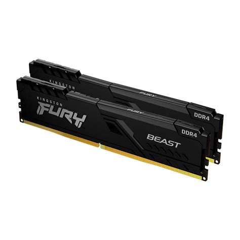 Memória RAM DIMM Kingston Fury Beast 16GB 2x8GB DDR4 3200MHz Intel