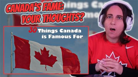 Australian Reacts To 30 Things Canada Is Famous For AussieTash YouTube