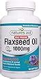 Natures Aid Flaxseed Oil Softgel Capsules 1000mg Amazon Co Uk Health