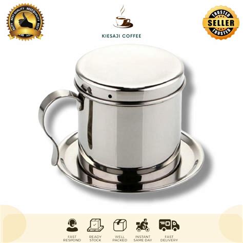 Jual Vietnam Drip Sekrup Model Edelmann Stainless Tebal Mewah Dripper