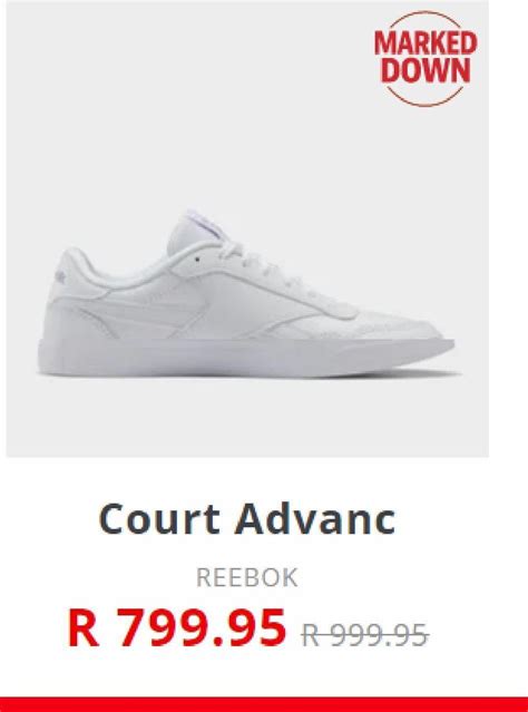 Court Advanc Reebok Offer At Tekkie Town