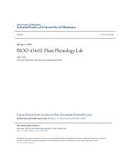 Bioo Plant Physiology Lab Pdf University Of Montana