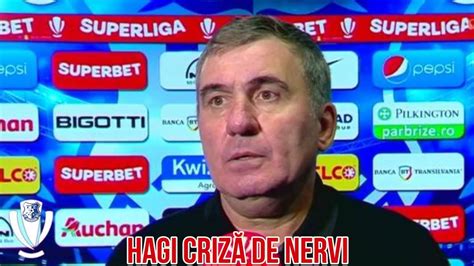 Hagi Tirad La Adresa Lui Fe Nic Arogan Hagi Eliminat Dup