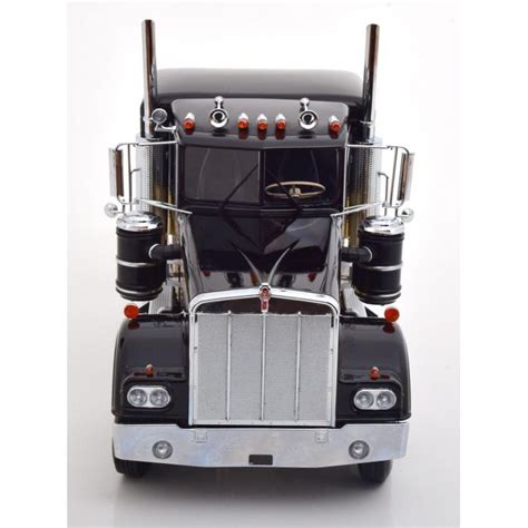 Road Kings RK180121 Kenworth W900 6x4 Truck Black Gold Smokey