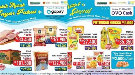 Belanja Bulanan Bayar Pakai GoPay Dan OVO Super Murah Promo Hypermart