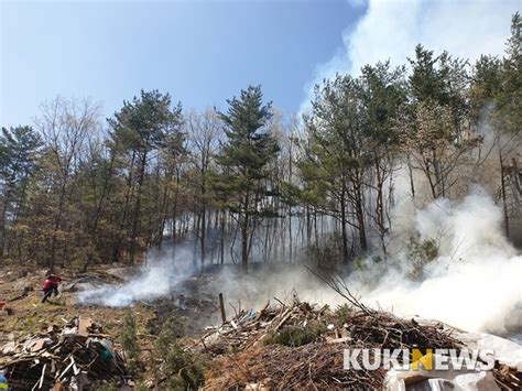 강원 고성서 산불헬기 2대 투입 진화 중 네이트 뉴스