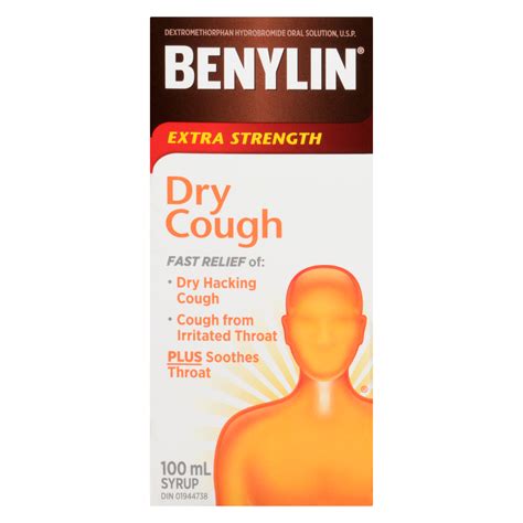 Benylin Dry Cough Syrup Extra Strength 100 Ml WeShine Ca Health