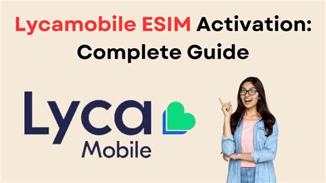 How To Activate Lycamobile Esim Youtube