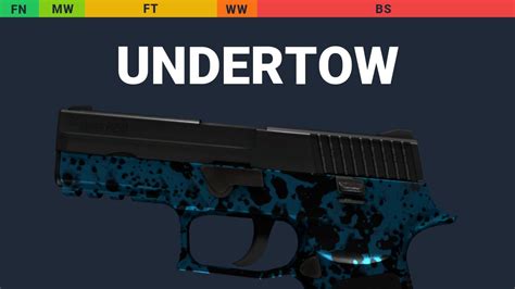 P250 Undertow Skin Float And Wear Preview YouTube