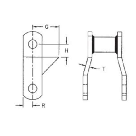 Wh78 Wh82 Wh124 Wh132 Welded Steel Mill Chain With H2 K1 K2 Rr