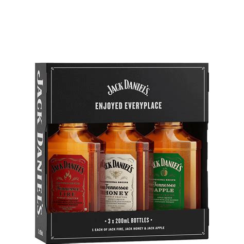 Jack Daniels Apple Honey Fire Three Pack Gift Total Wine More