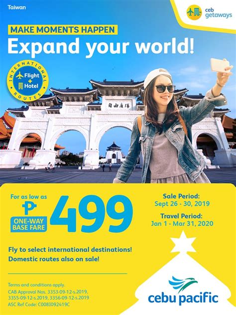 Cebu Pacific Promo September 26 2019 Cebu Pacific Fares Cebu