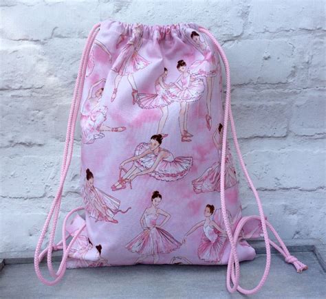 Drawstring Backpack Backpack Girls Backpack School Bag Ballet Bag