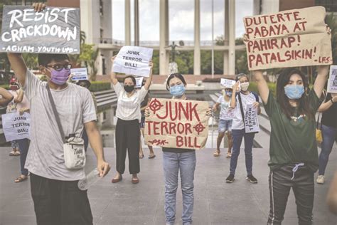 Pnp Protest Vs Controversial Anti Terrorism Bill ‘alarming