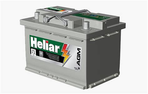 Bateria Heliar Agm 70ah Ag70pd Garagem Das Baterias