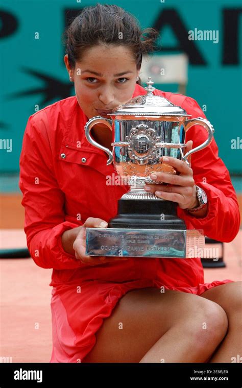 Ana Ivanovic French Open Trophy Hi Res Stock Photography And