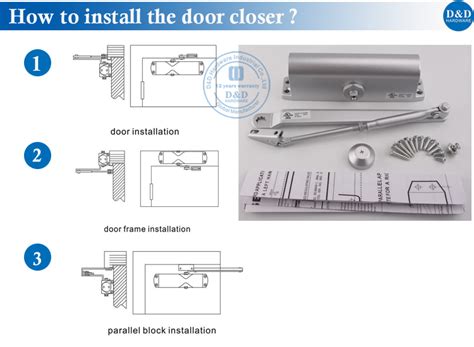 Automatic Fire Rated Door Closer Adjustment 60Kg in Aluminum for Metal Door -DDDC006 from China ...