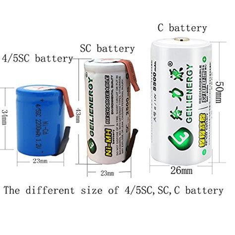 Geilienergy Mah Sub C Nicd Battery C Discharge Ratefor Power