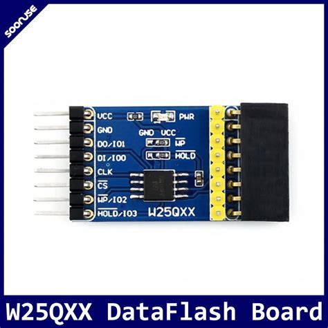 Waveshare W25QXX DataFlash Board Serial Data Flash Module Support