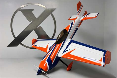 Extremeflight Rc Extra Orange Blau Weiss Arf