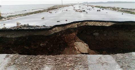 Pedraplén a Cayo Coco también quedó destrozado tras el paso de Irma