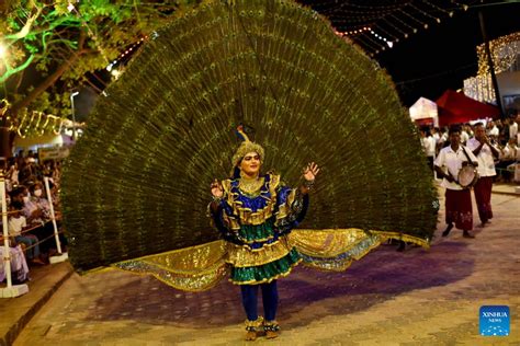 Kataragama Perahera Celebrated In Katharagama Sri Lanka Xinhua