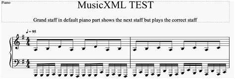 Musescore Piano Part Uses The Wrong Staff From An Imported Musicxml