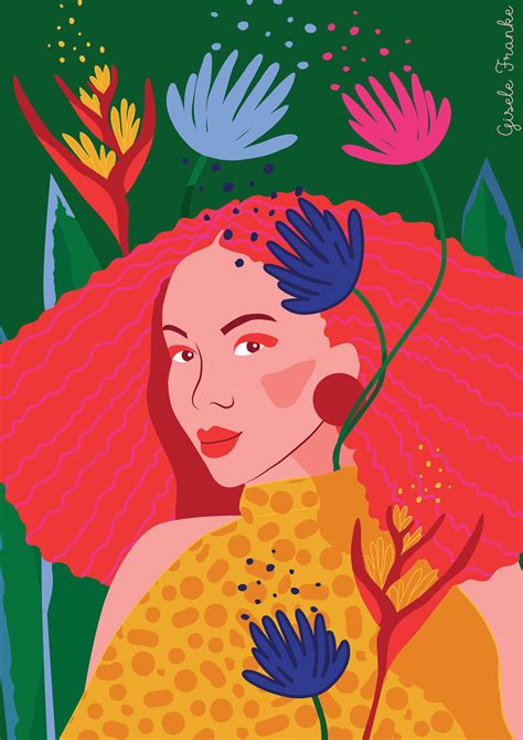 Floral Portraits On Behance