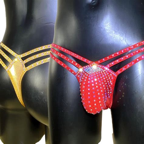 Sexy Men Red Bikini Etsy