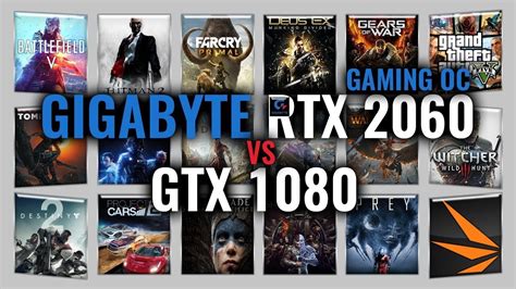 Gigabyte Rtx 2060 Gaming Oc Vs Gtx 1080 Benchmarks 53 Tests Youtube