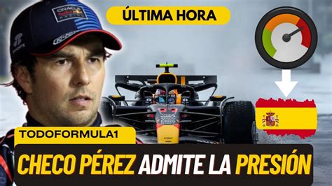 F Hoy Checo P Rez Admite La Presi N En Espa A Youtube