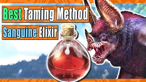 Sanguine Elixir Makes Taming A Breeze Instant Taming Effectiveness