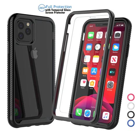 Njjex Full Body Hybrid Shockproof Bumper Cover Iphone Pro