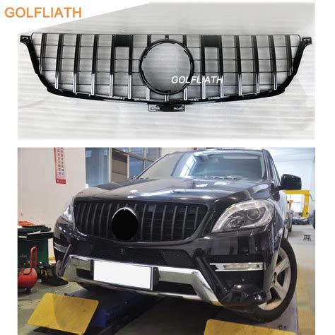 For Mercedes Benz ML Class W166 AMG GT R Grille Front Grille FOR ML