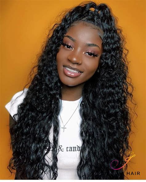 Jesvia Hair 250 Density 360 Pre Plucked Lace Frontal Wig With Baby