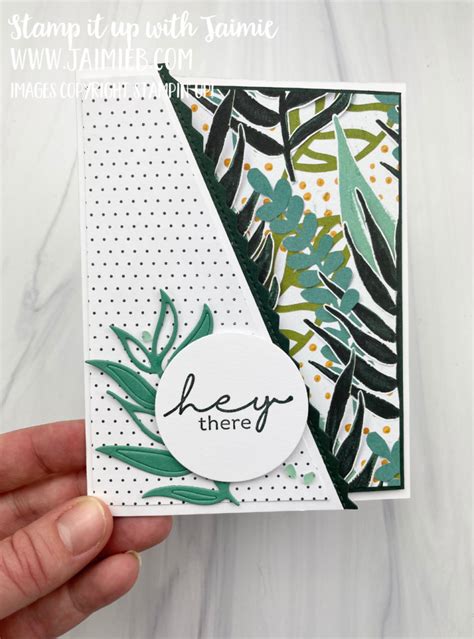 Artfully Layered Stampin Up Card Fun Fold Cards Folded Cards Paper