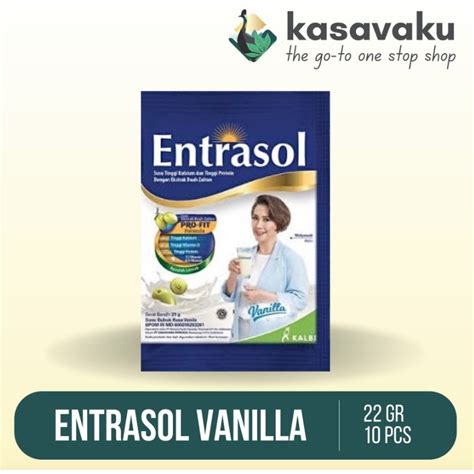 Jual Susu Entrasol Vanila Sachet Renceng Isi Sachet Shopee