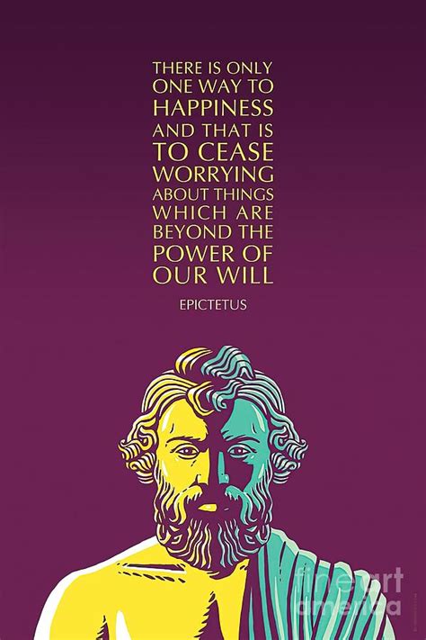 Epictetus Inspirational Stoicism Quote There Is Painting By Hill Grant