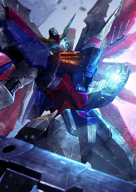 Artwork Gundam Destiny Gundam Super Robot Taisen Mobile Suit Gundam