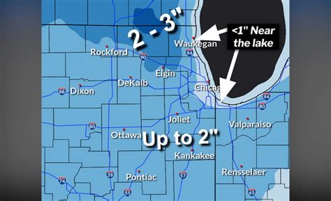 Some Parts Of Lake Mchenry Counties Could See 2 3 Inches Of Snow By