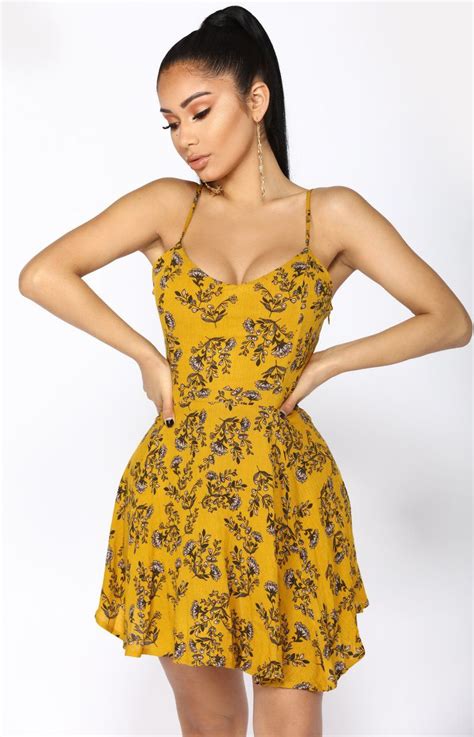 Wall Flower Mini Dress Mustard Short Mini Dress Mini Dress Fashion